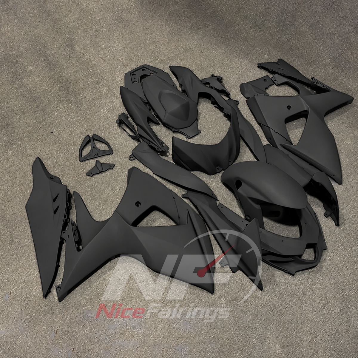 ABS Injection Fairing Kit Compatible with Suzuki GSX-R1000 K9 2009-2016 | NiceFairings - side angle image