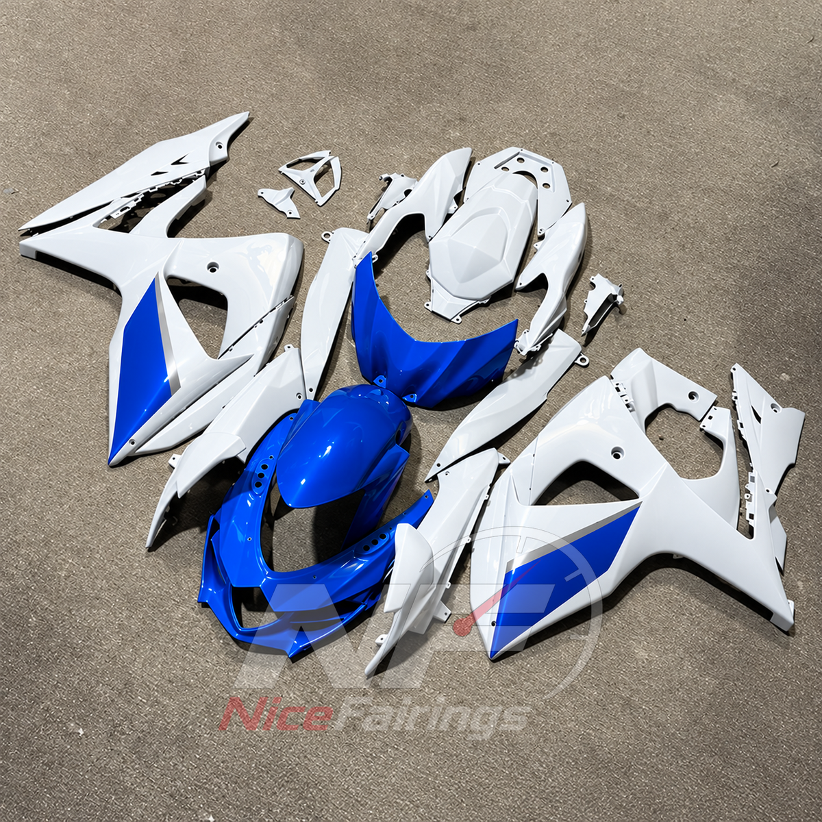 Aftermarket Sportbike Fairing Set Fits Suzuki GSX-R1000 K9 2009-2016 | NiceFairings - front angle image