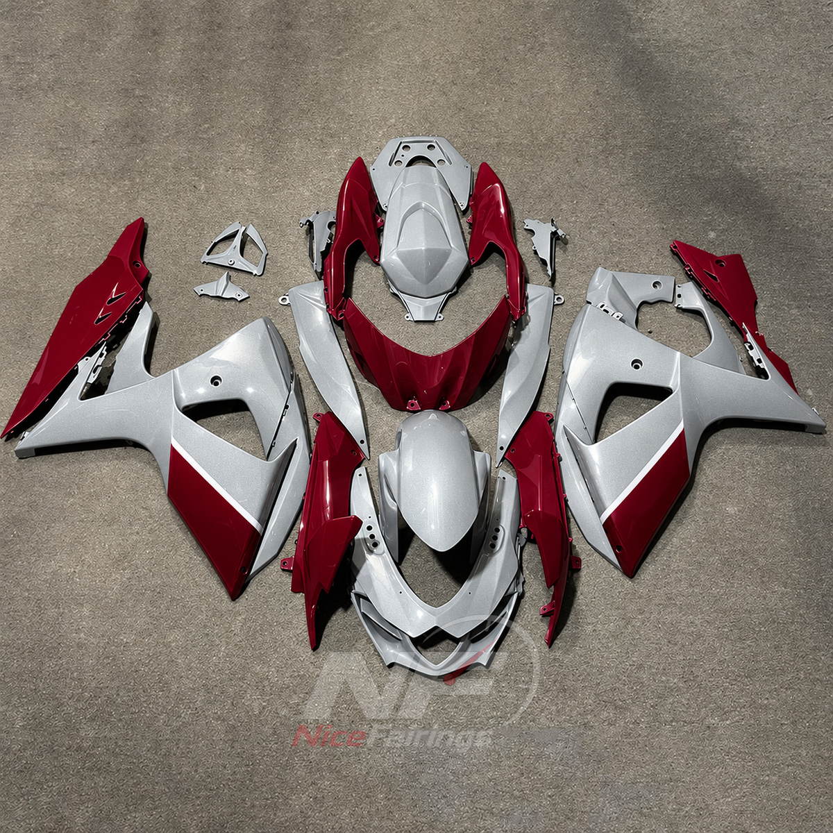 Painted Cowling Panel Set Compatible with Suzuki GSX-R1000 K9 2009-2016 | NiceFairings - main product image