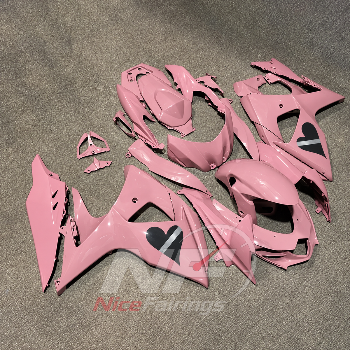 Sportbike Bodywork Set Fits Suzuki GSX-R1000 K9 2009-2016 | NiceFairings - front angle image