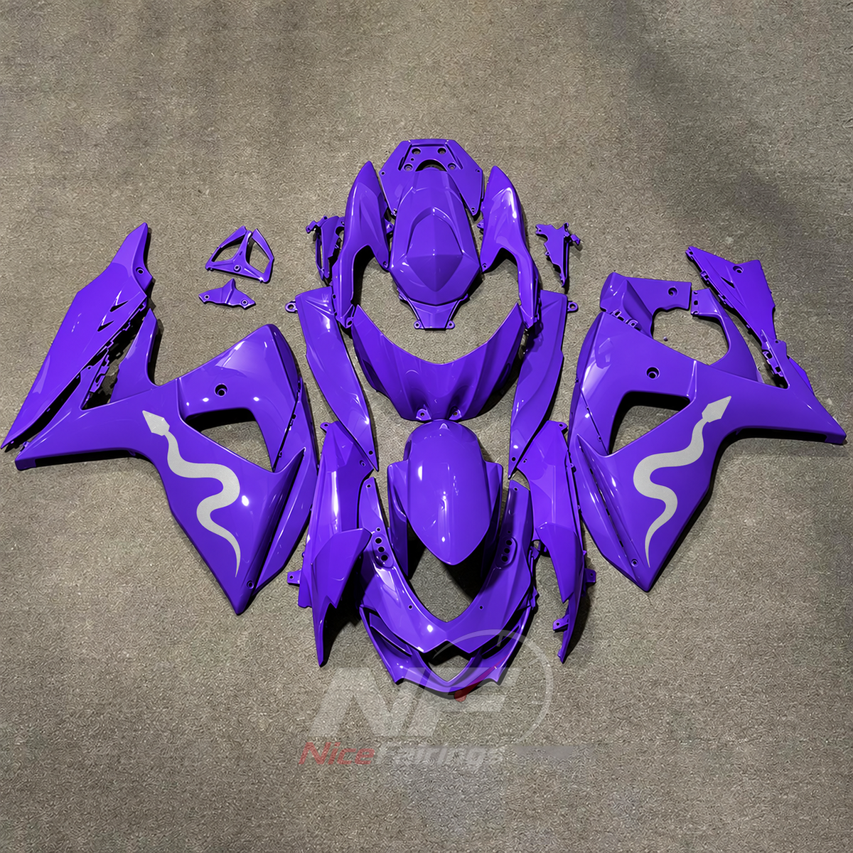 Custom-Painted Injection-Molded Cowling Set Fits 2009-2016 Suzuki GSX-R1000 K9 | NiceFairings - main product image