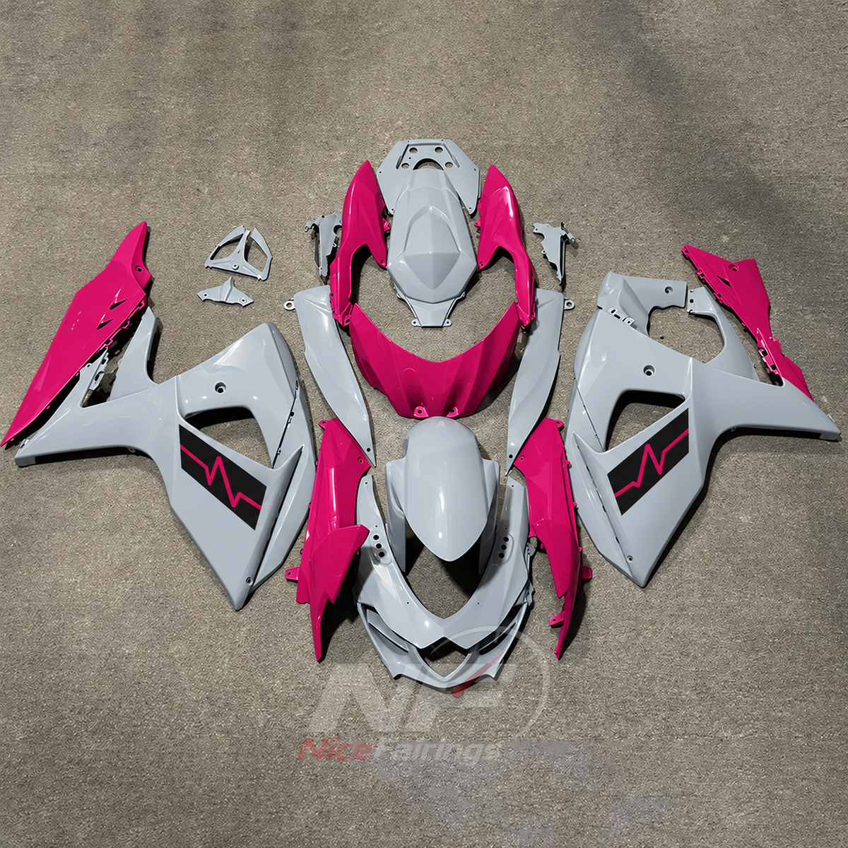 Custom-Painted ABS Plastic Fairing Kit Fits Suzuki GSX-R1000 K9 2009-2016 | NiceFairings - main product image