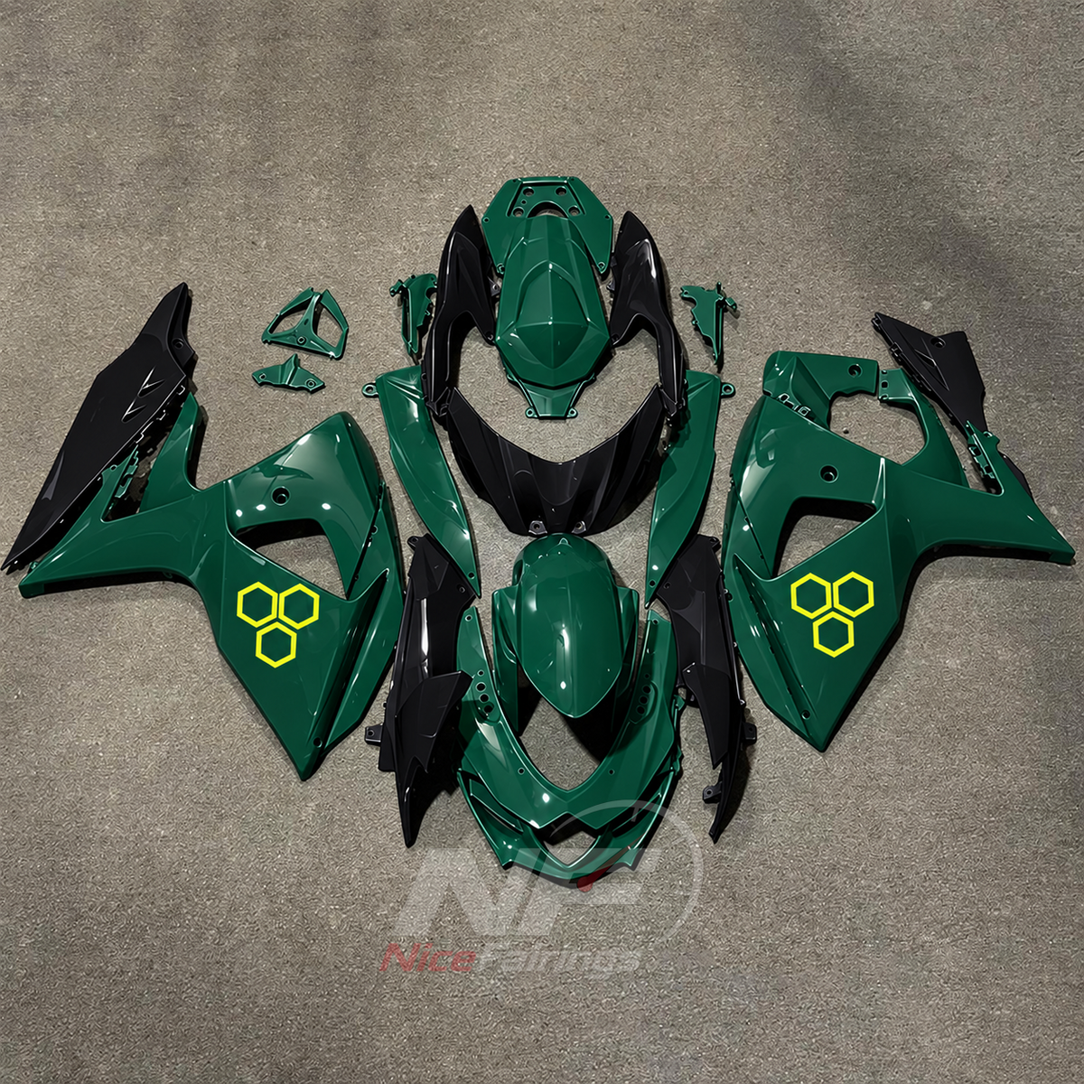 Custom-Painted Injection-Molded Bodywork Set Compatible with Suzuki GSX-R1000 K9 2009-2016 | NiceFairings - main product image