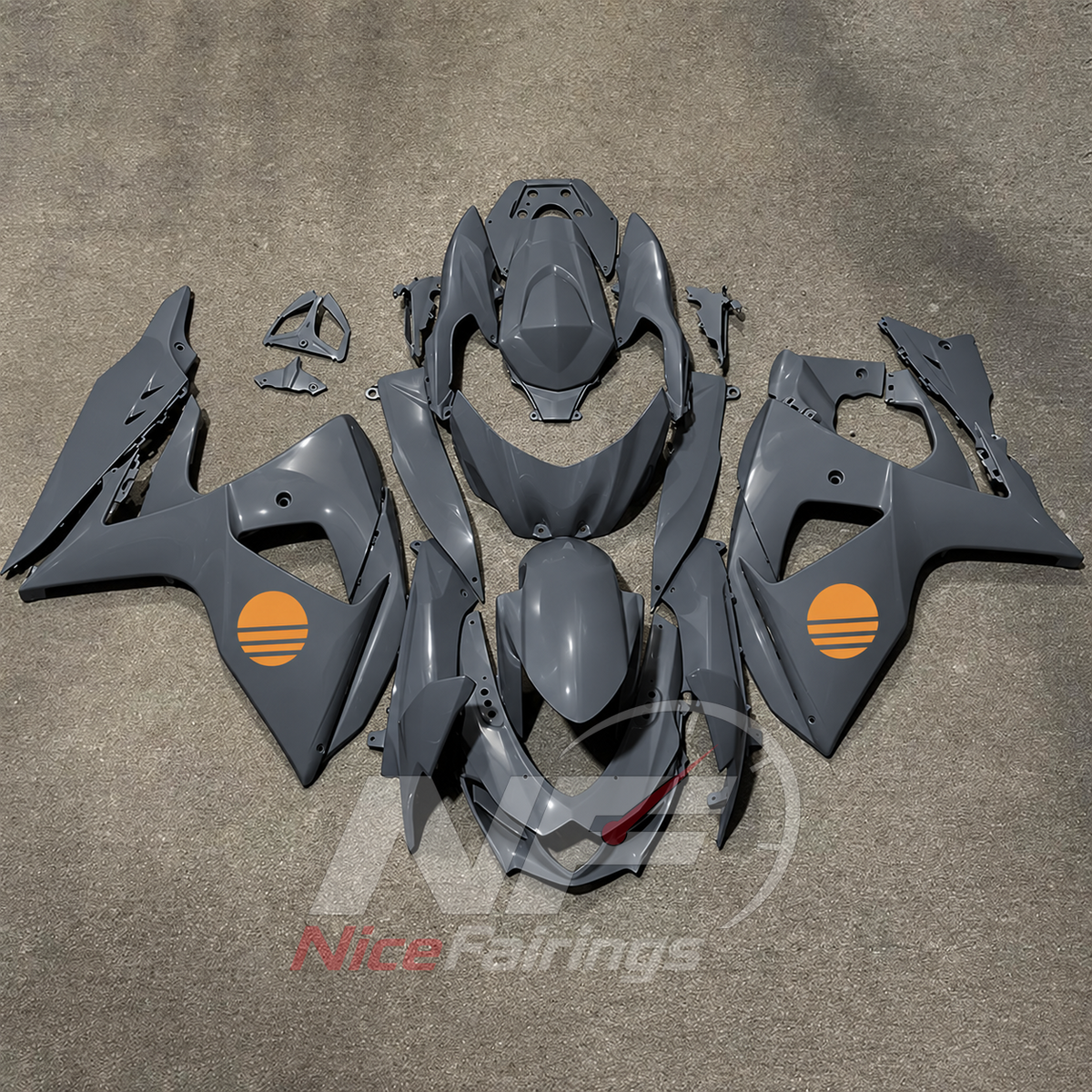 Aftermarket ABS Plastic Body Panel Set Fits 2009-2016 Suzuki GSX-R1000 K9 | NiceFairings - main product image