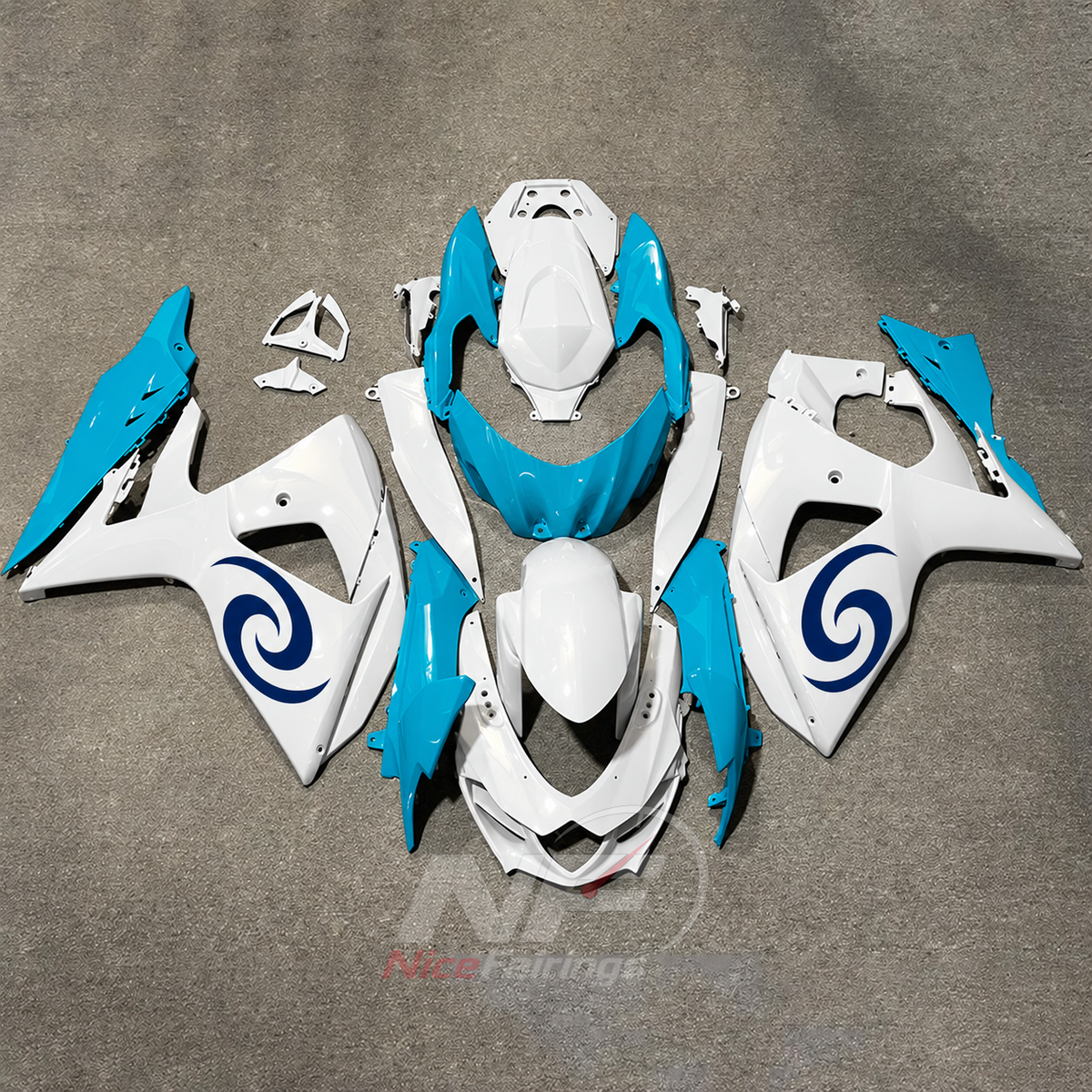 Replacement ABS Plastic Fairing Kit Compatible with Suzuki GSX-R1000 K9 2009-2016 | NiceFairings - main product image