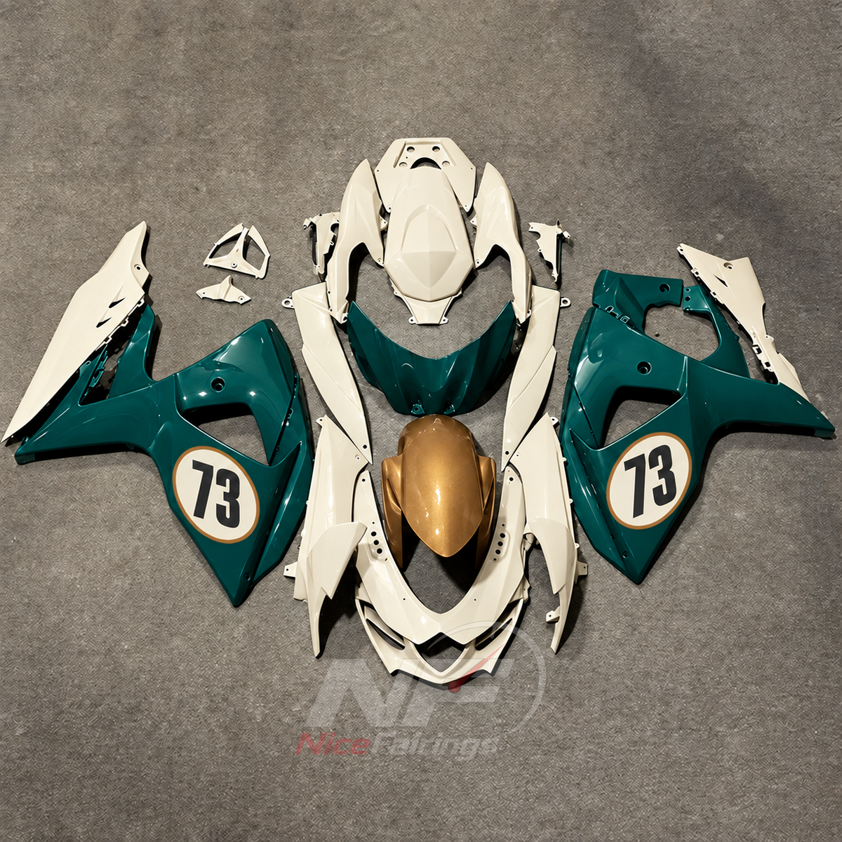 Painted ABS Injection Fairing Kit Fits Suzuki GSX-R1000 K9 2009-2016 | NiceFairings - main product image