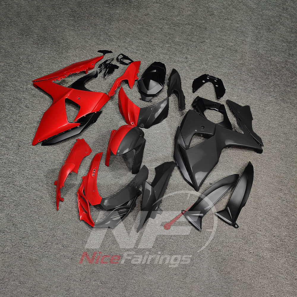 Aftermarket Motorcycle Bodywork Kit Compatible with Suzuki GSX-R1000 K9 2009-2016 | NiceFairings - side angle image
