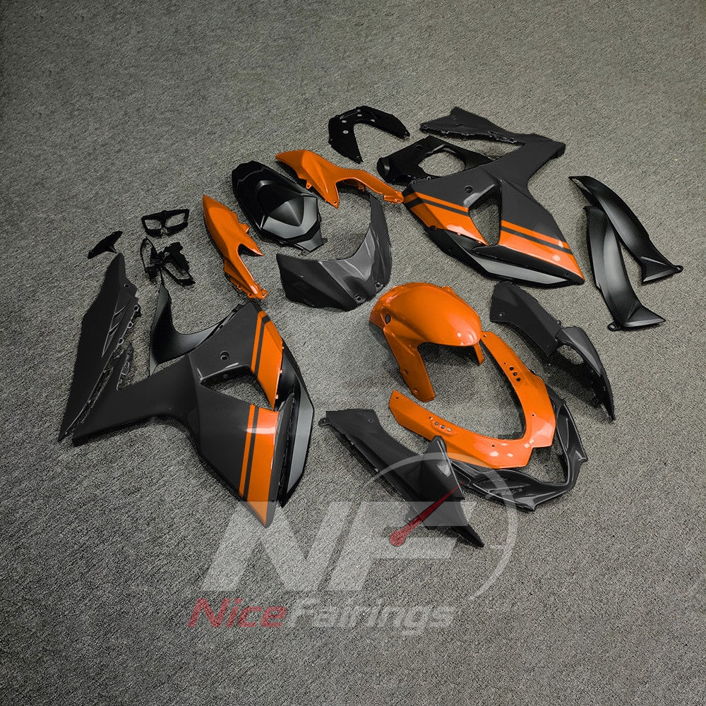 Injection-Molded Cowling Set Compatible with Suzuki GSX-R1000 K9 2009-2016 | NiceFairings - side angle image