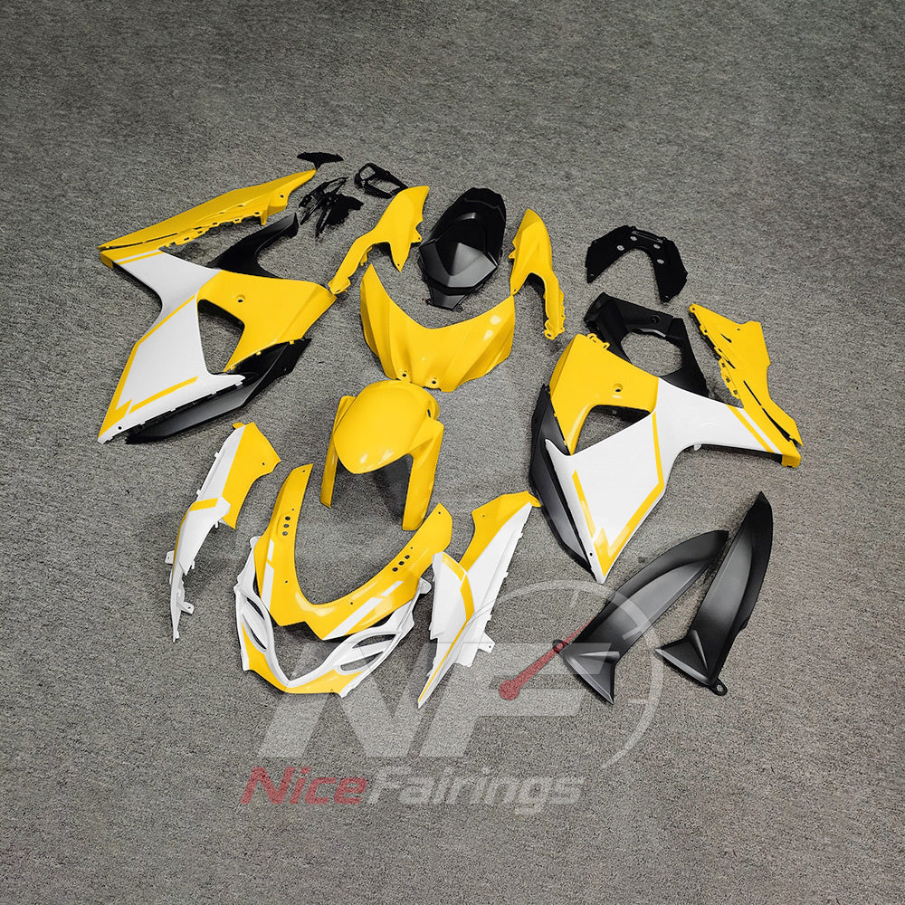 Custom-Painted ABS Body Panel Kit Fits Suzuki GSX-R1000 K9 2009-2016 | NiceFairings - side angle image