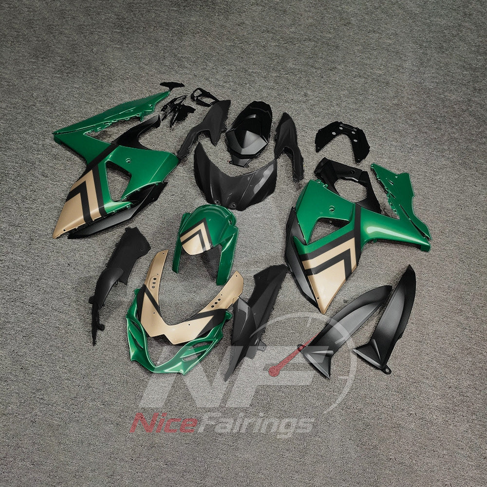 Aftermarket Motorcycle Fairing Kit Fits 2009-2016 Suzuki GSX-R1000 K9 | NiceFairings - front angle image