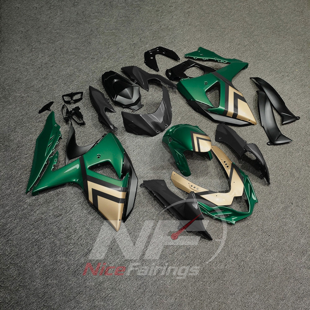 Aftermarket Motorcycle Fairing Kit Fits 2009-2016 Suzuki GSX-R1000 K9 | NiceFairings - side angle image
