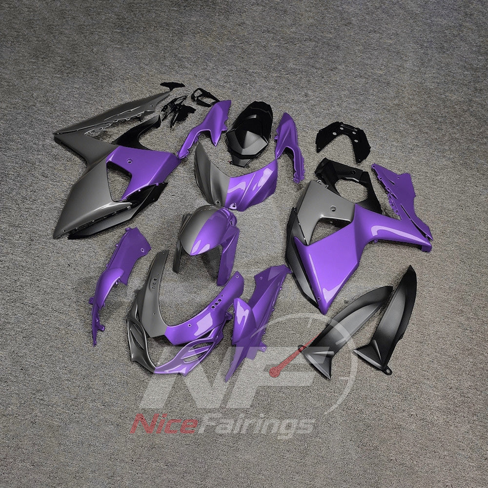 Painted ABS Plastic Body Panel Set Fits Suzuki GSX-R1000 K9 2009-2016 | NiceFairings - front angle image