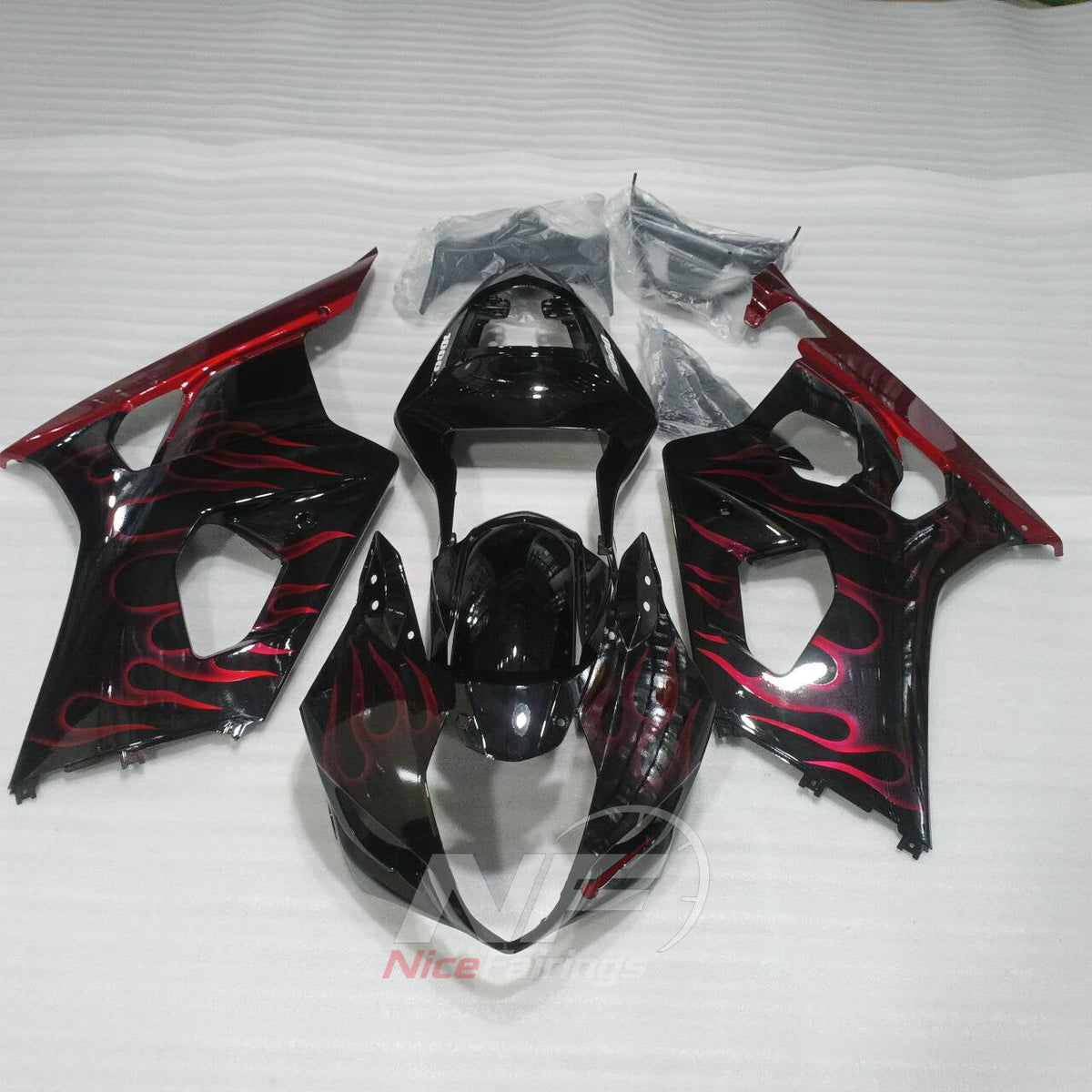 ABS Cowling Set Fits SUZUKI GSX-R1000 K3 2003-2004 - Custom-Painted, No Tank Cover | NiceFairings - main product image