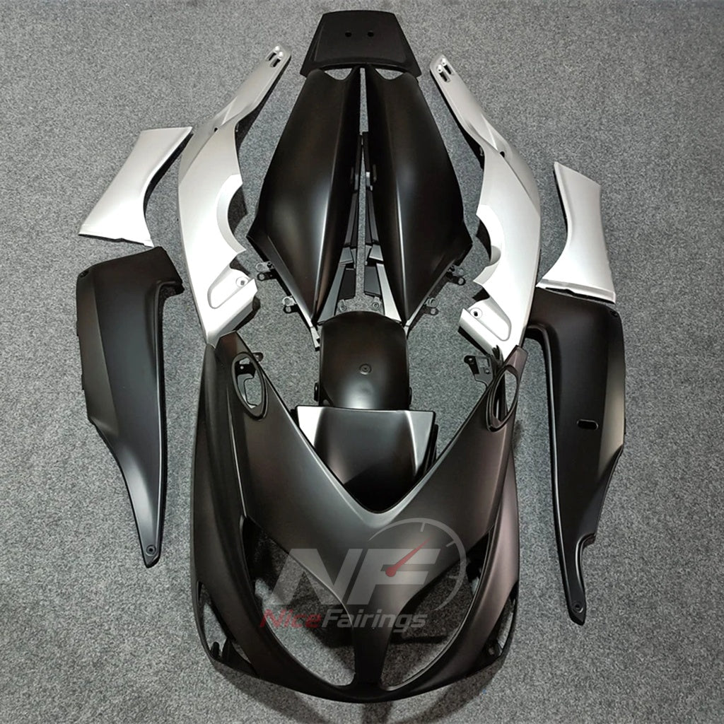 Custom Fairings Fit 2001-2007 YAMAHA TMAX500 - ABS Fairing Panels - Black White Side Panels | NiceFairings - main product image