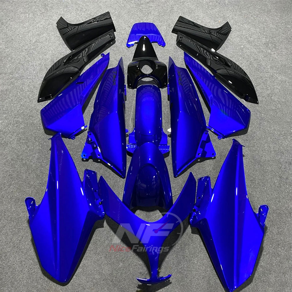 ABS Plastic Fairing Kit Fits 2008-2011 YAMAHA TMAX500 - Scooter Bodywork - Red Yellow Black | NiceFairings - paint design NO.7 option image