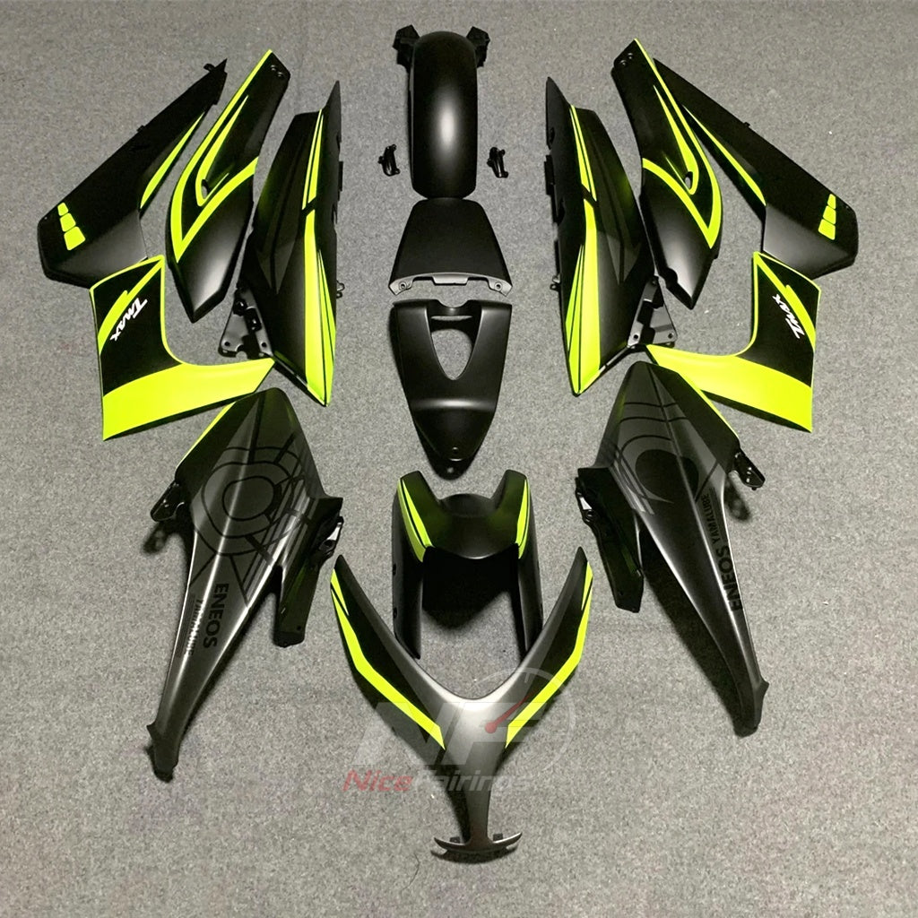 Fairings Kit Fits 2008-2011 YAMAHA TMAX500 (TMAX-500) - Replacement ABS Plastic - Blue Black | NiceFairings - paint design NO.2 option image