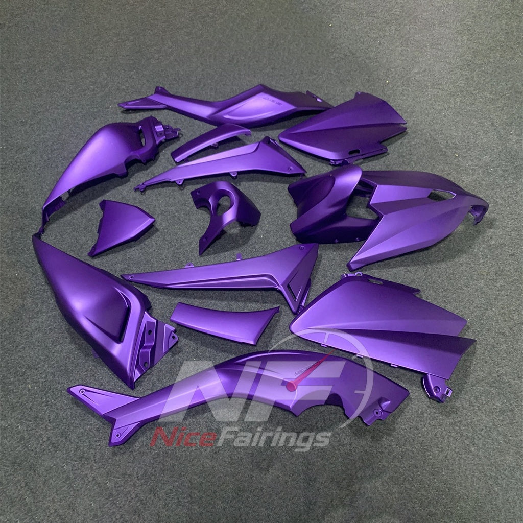 Injection-Molded ABS Bodywork Set Compatible with YAMAHA TMAX530 SJ09 2012-2014 - Purple | NiceFairings - side angle image