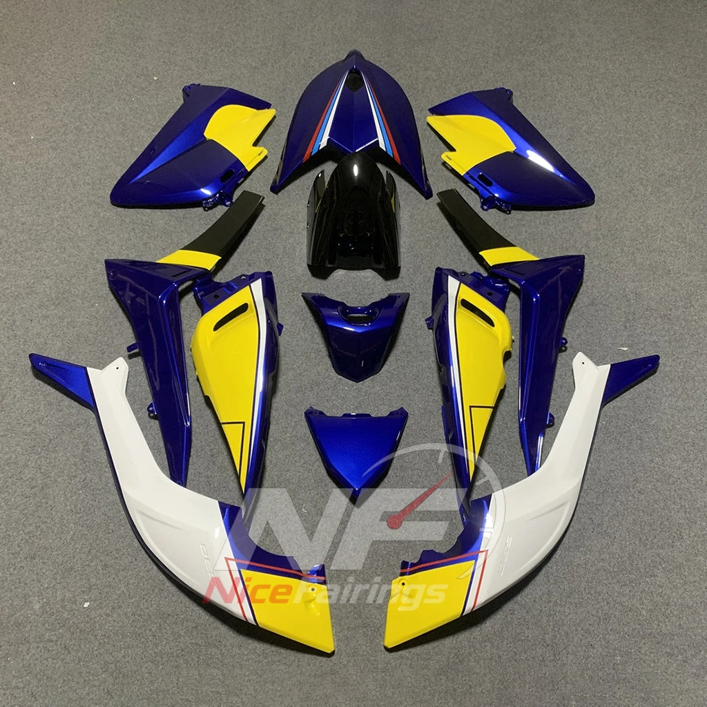 ABS Injection Fairing Kit Fits YAMAHA TMAX530 SJ09 2012-2014 - Blue Yellow Graphic | NiceFairings - main product image