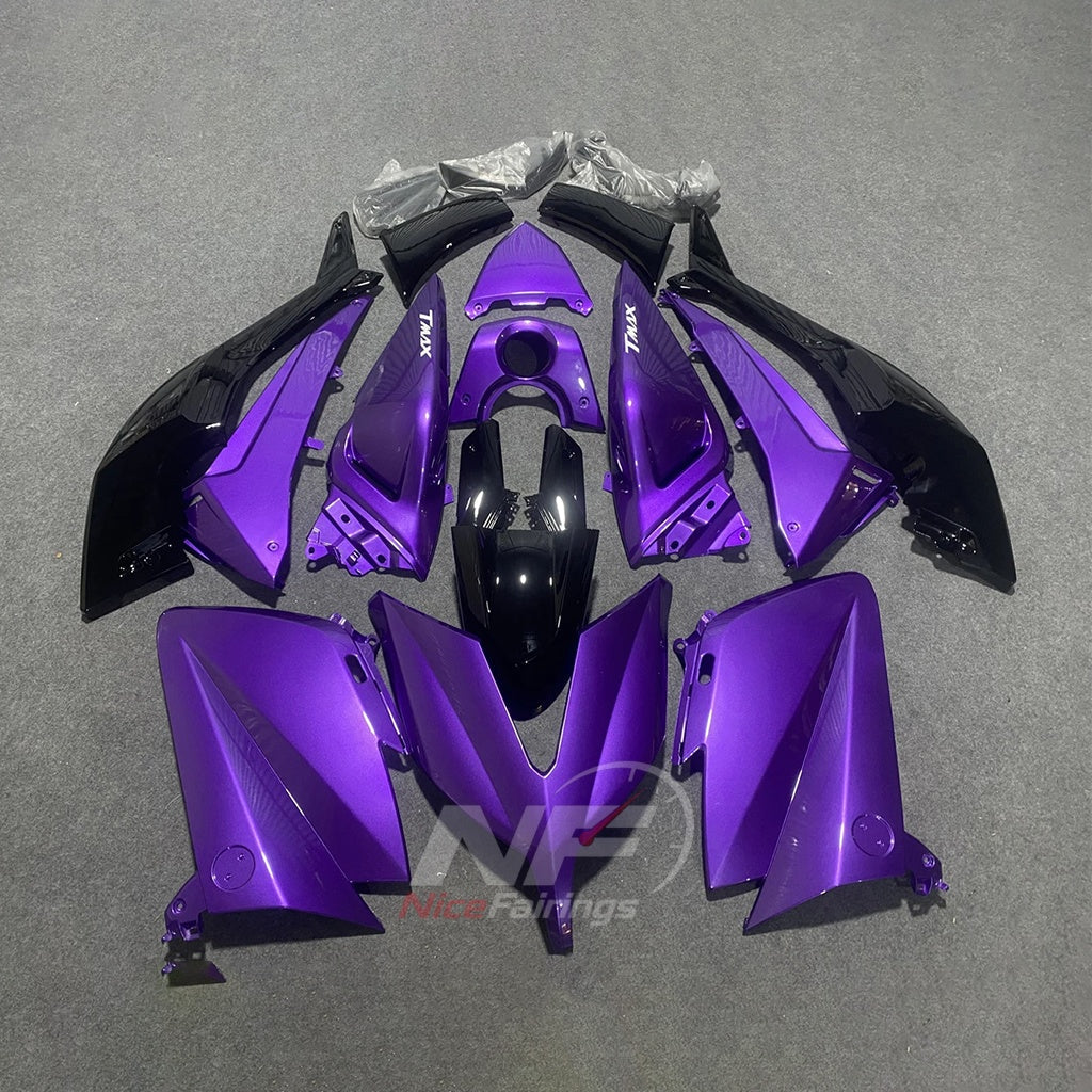 Replacement ABS Injection Fairing Kit Fits 2015-2016 YAMAHA TMAX530 | NiceFairings - paint design NO.3 option image