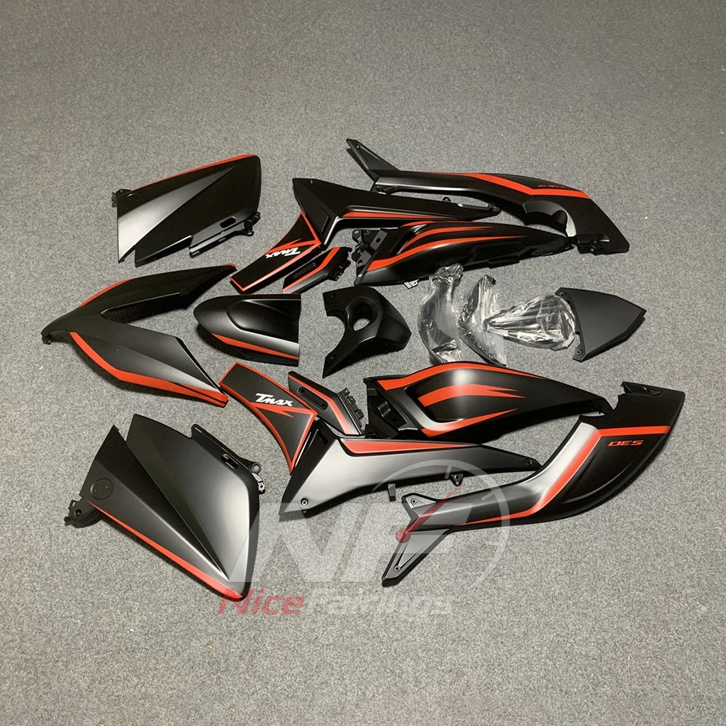 Aftermarket ABS Injection Fairing Kit Fits 2015-2016 YAMAHA TMAX530 | NiceFairings - side angle image