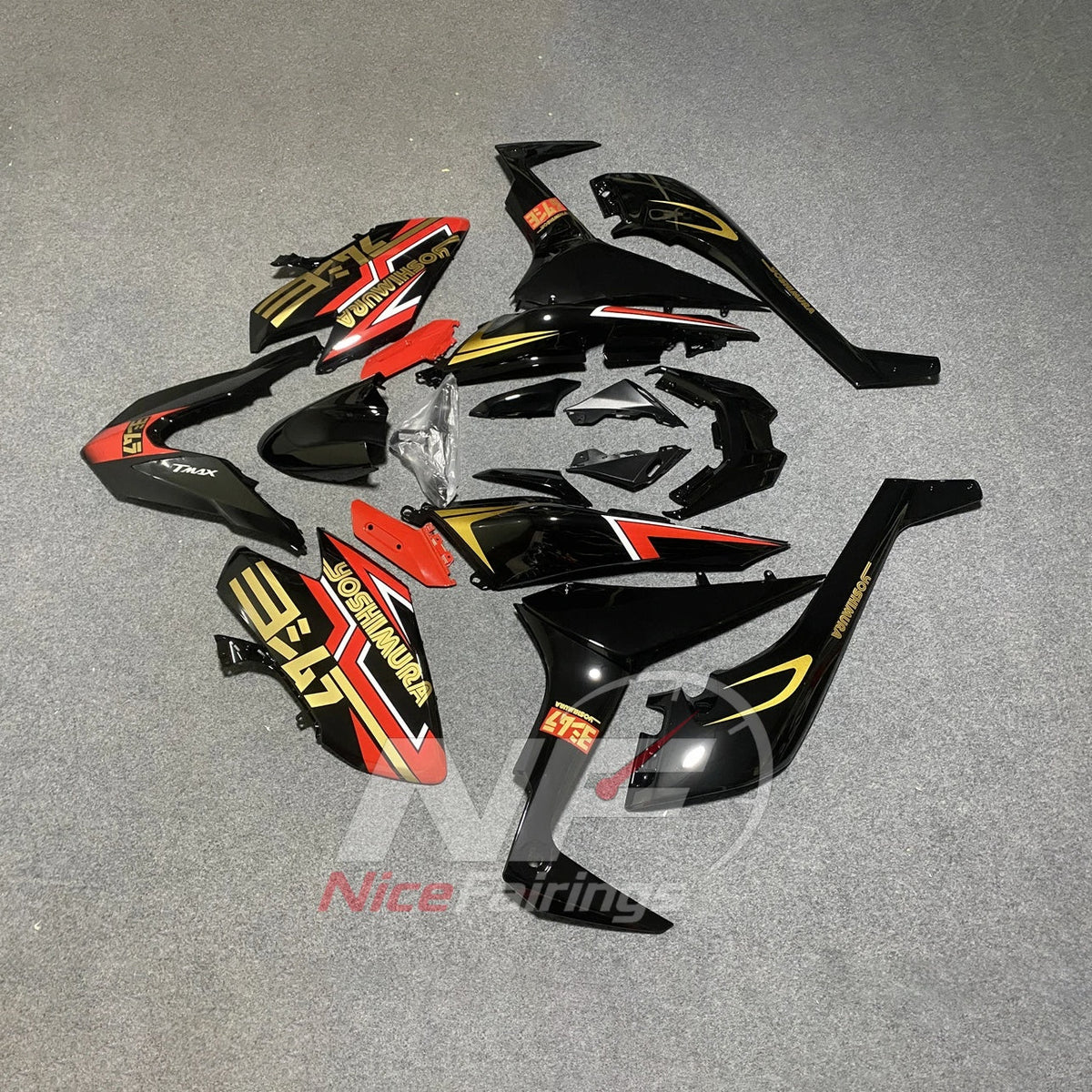 Custom-Painted ABS Plastic Fairing Kit Fits YAMAHA TMAX530 SJ14 2017-2019 | NiceFairings - side angle image