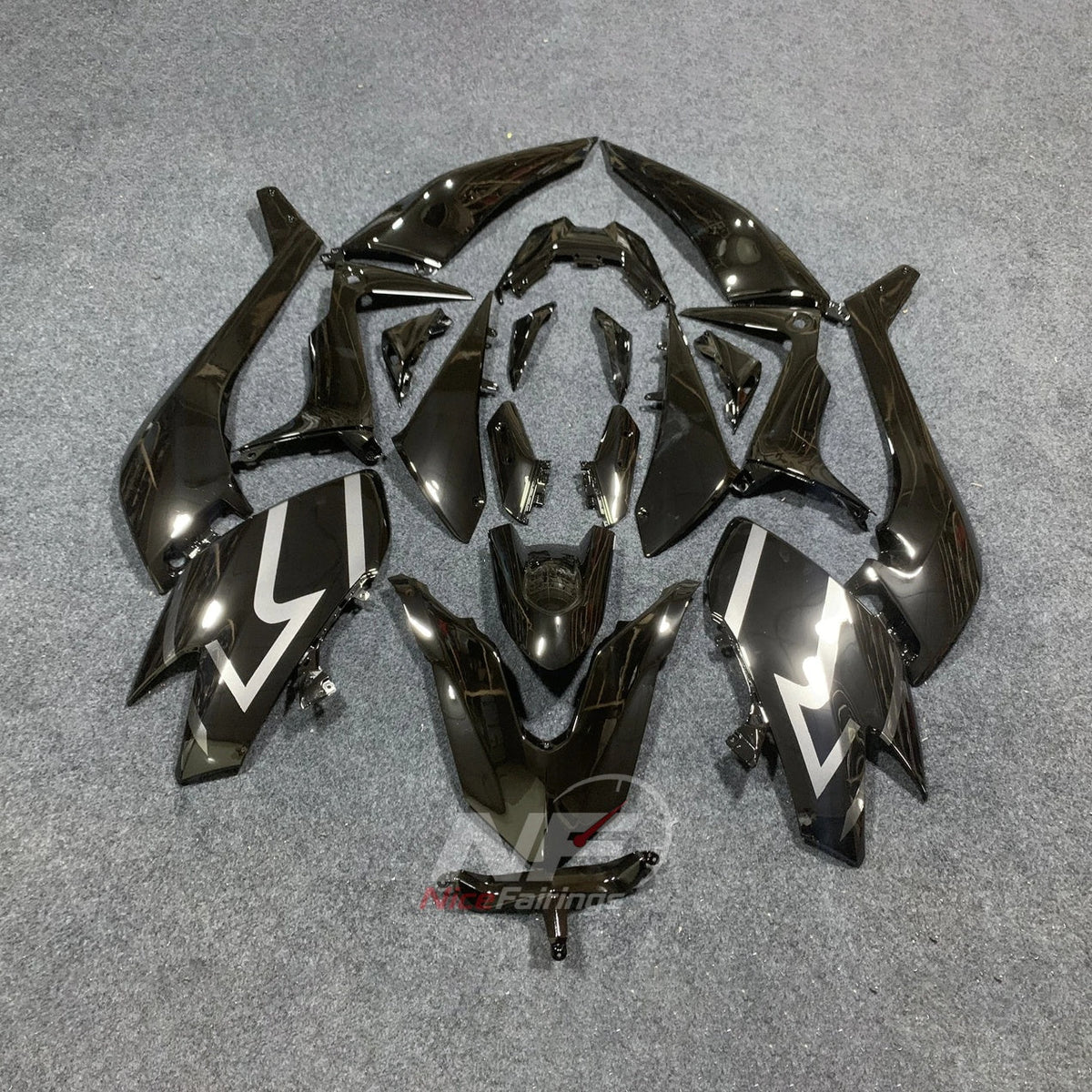Custom-Painted ABS Plastic Fairing Kit Fits YAMAHA TMAX530 SJ14 2017-2019 | NiceFairings - paint design NO.2 option image