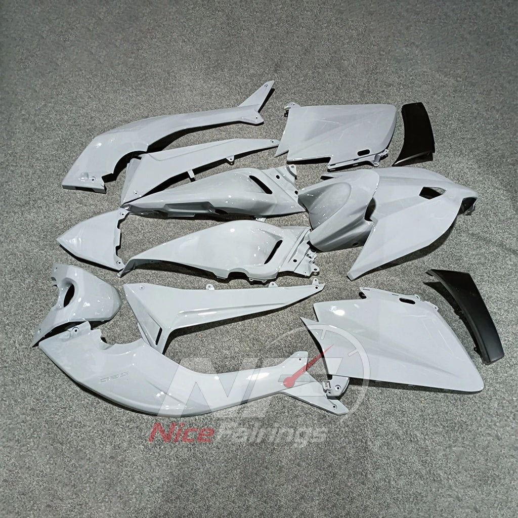 Full Replacement ABS Plastics Kit Fits YAMAHA TMAX530 SJ09 2012-2014 - White | NiceFairings - front angle image
