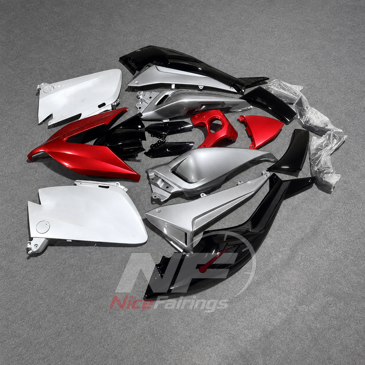 ABS Body Panel Kit Fits 2015-2016 YAMAHA TMAX530 | NiceFairings - front angle image