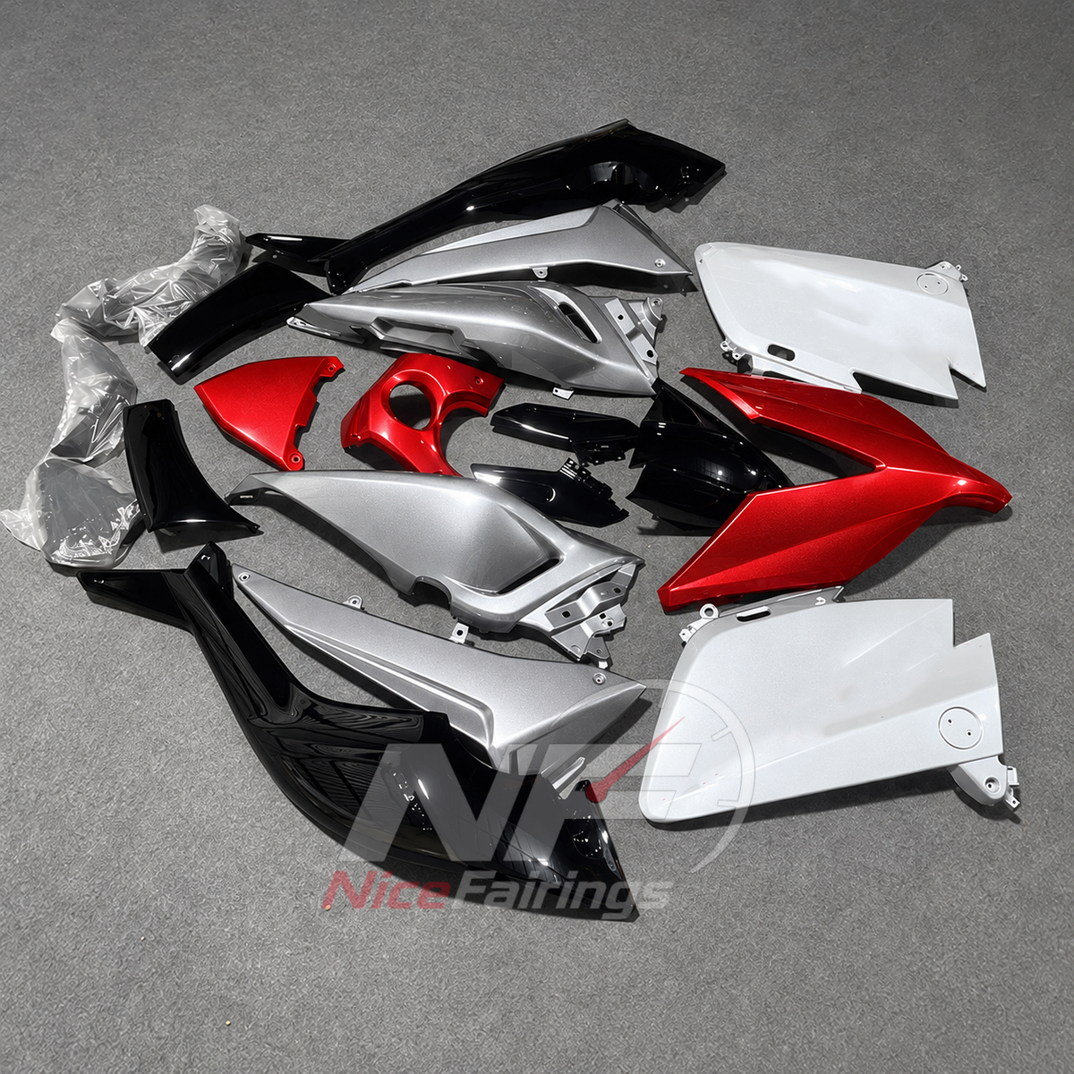 ABS Body Panel Kit Fits 2015-2016 YAMAHA TMAX530 | NiceFairings - side angle image