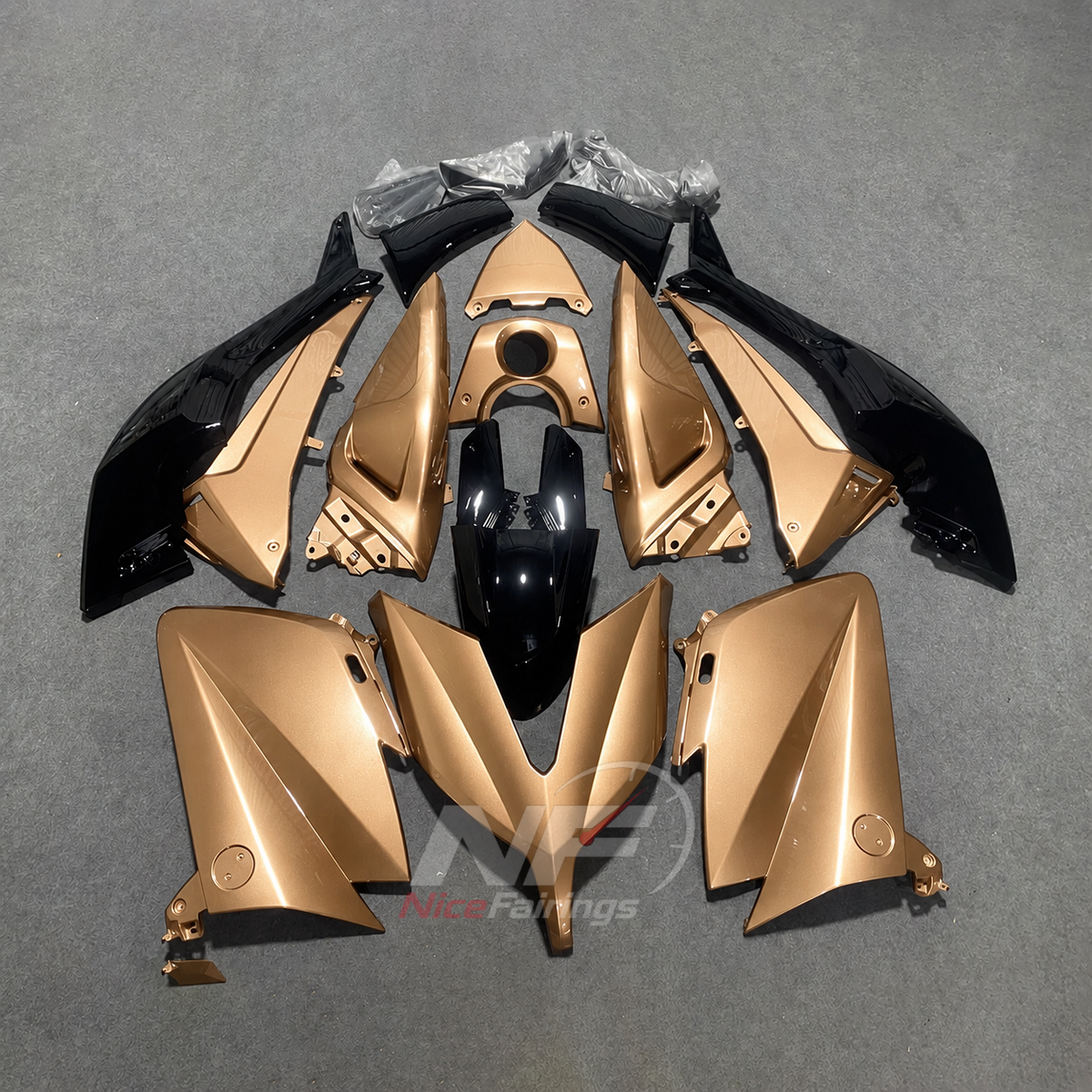 Replacement Motorcycle Bodywork Kit Fits 2015-2016 YAMAHA TMAX530 | NiceFairings - paint design NO.8 option image