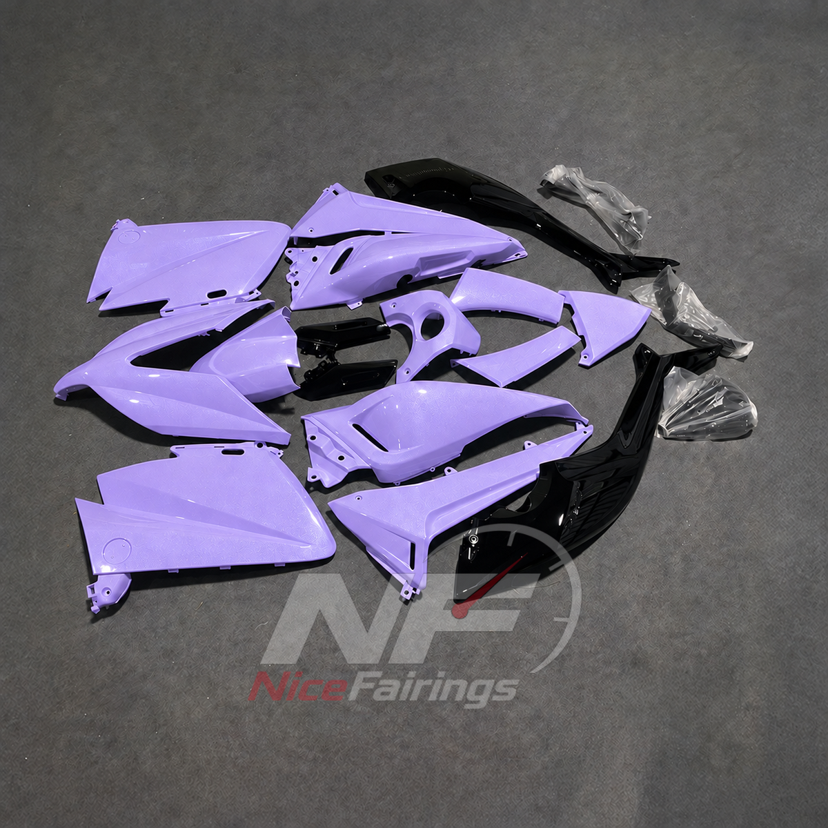 Aftermarket Purple ABS Plastic Fairing Kit Fits YAMAHA TMAX530 2015-2016 | NiceFairings - front angle image