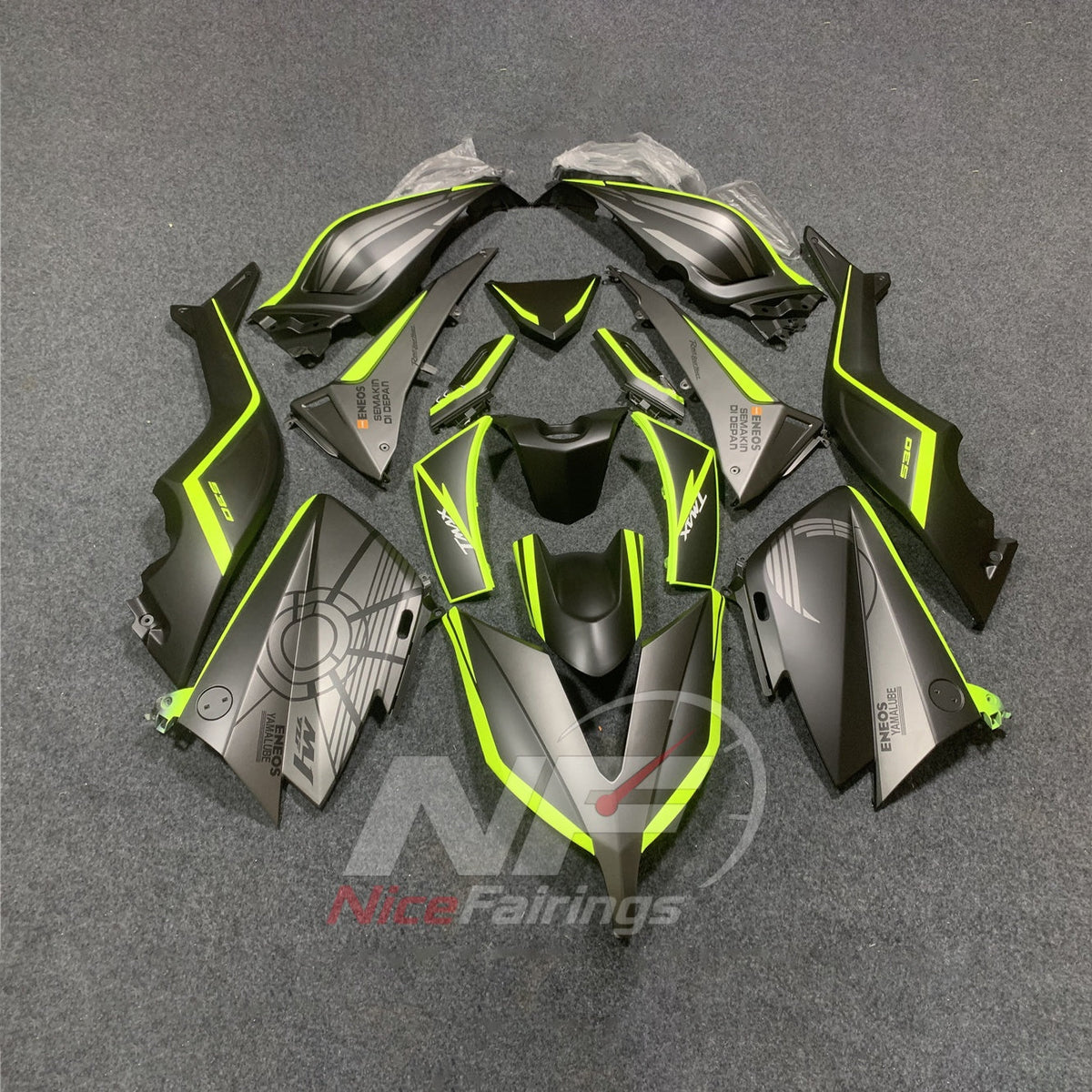 Aftermarket Purple ABS Plastic Fairing Kit Fits YAMAHA TMAX530 2015-2016 | NiceFairings - paint design NO.8 option image