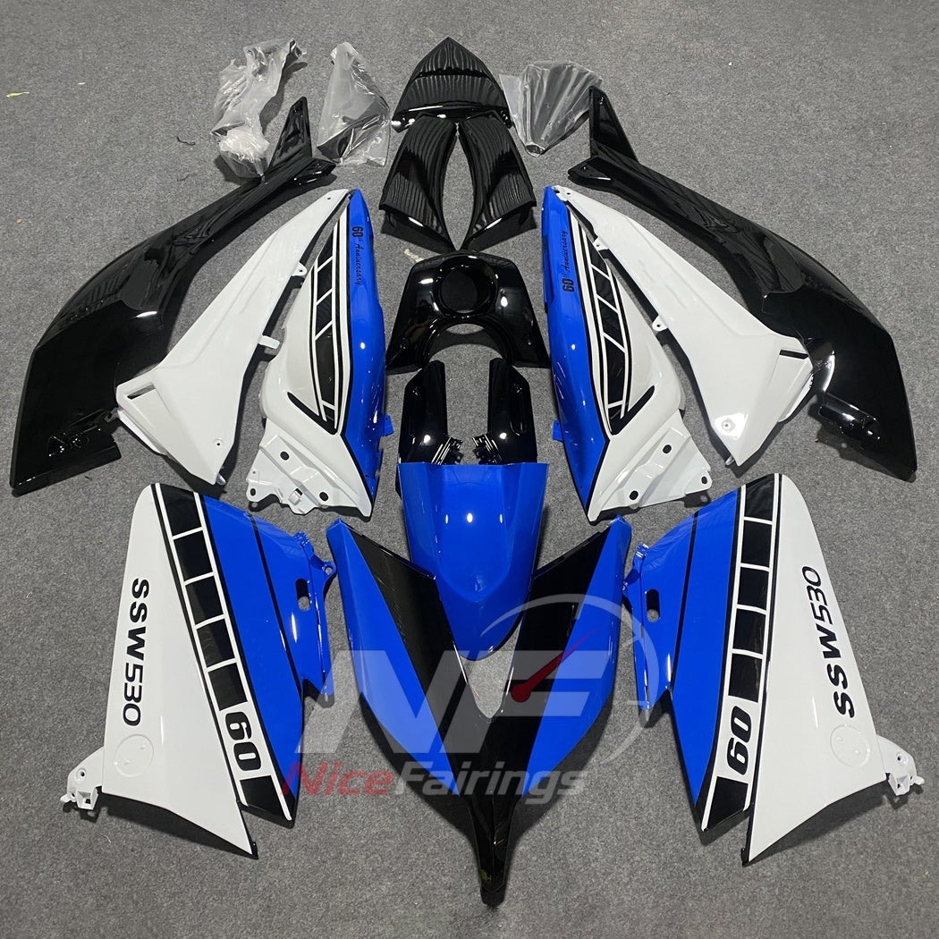 ABS Fairing Panel Kit Fits YAMAHA TMAX530 2015-2016 | NiceFairings - paint design NO.3 option image