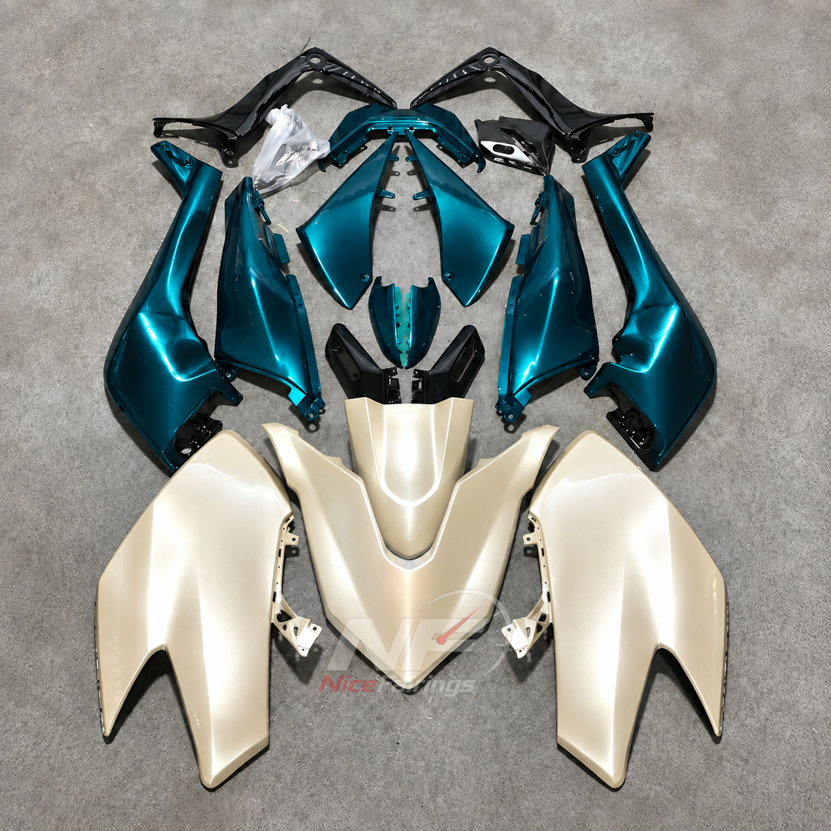 Race-Grade ABS Cowling Panels Compatible with 2017-2019 YAMAHA TMAX530 SJ14 | NiceFairings - main product image