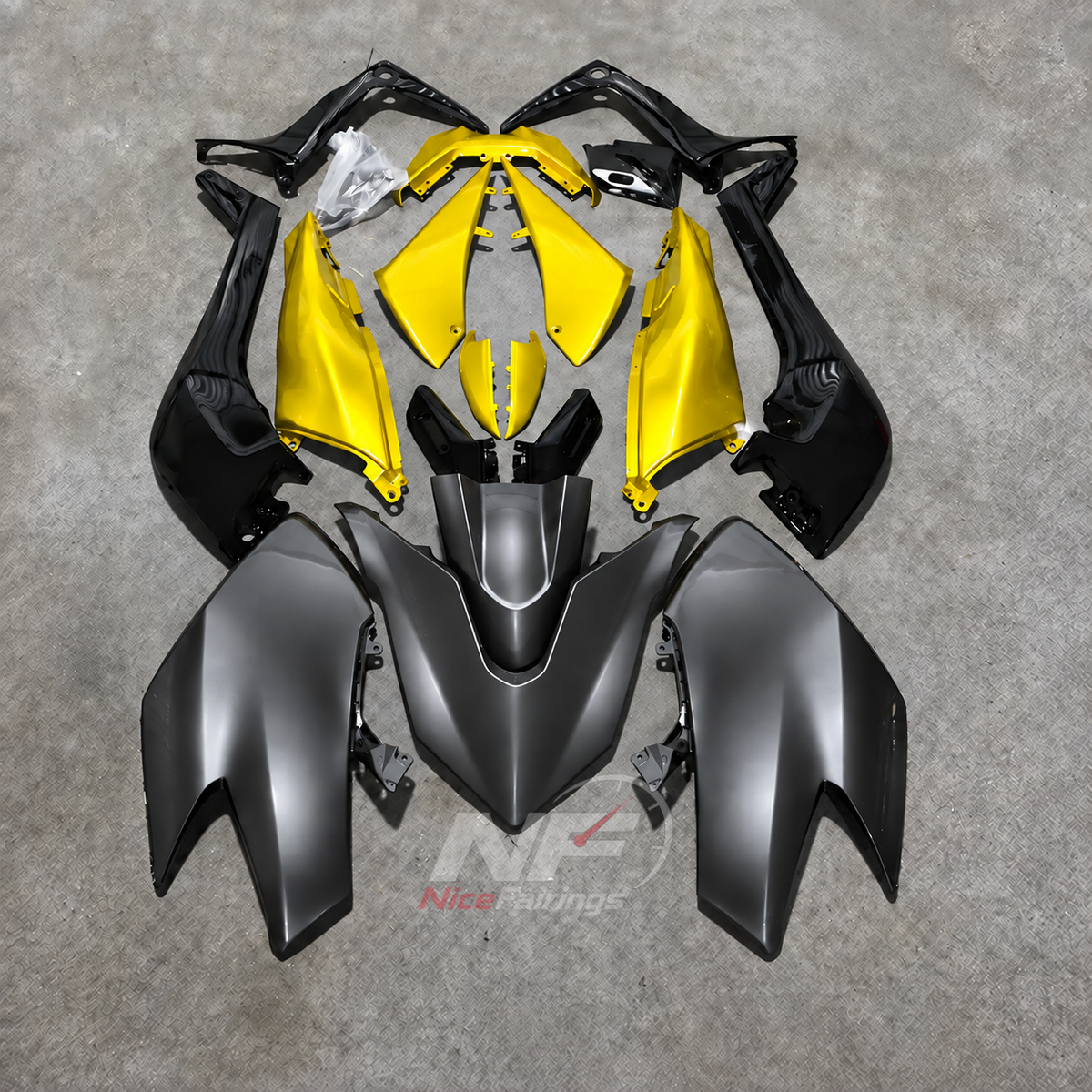Replacement Cyan ABS Motorcycle Fairings Compatible with YAMAHA TMAX530 SJ14 2017-2019 | NiceFairings - paint design NO.5 option image