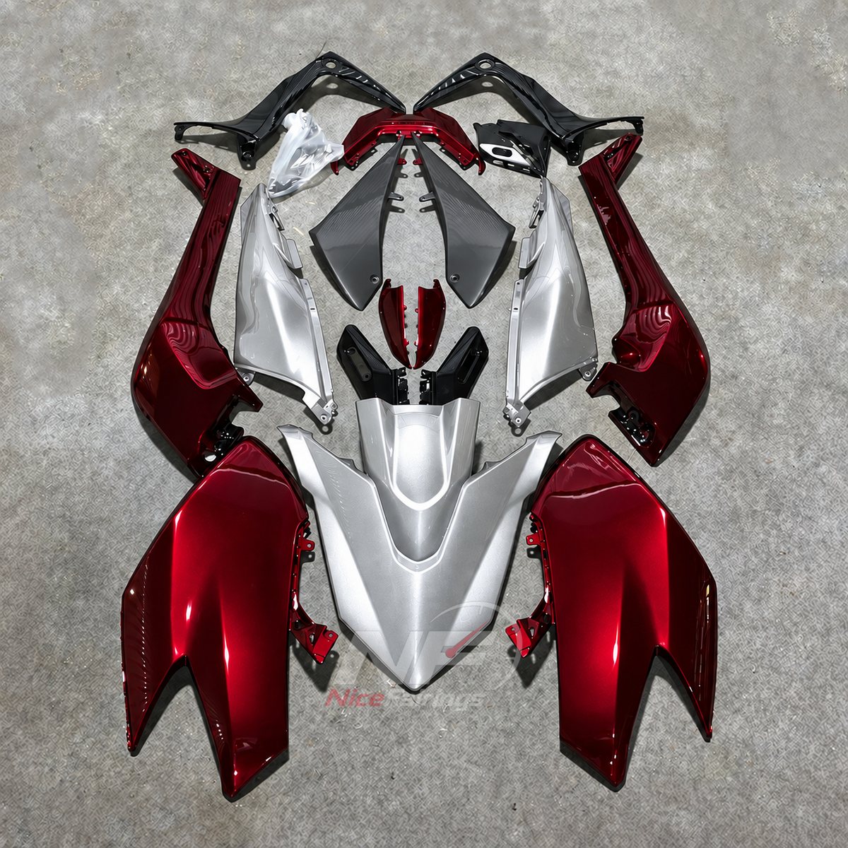 Painted Blue Replacement Body Panels Compatible with 2017-2019 YAMAHA TMAX530 SJ14 | NiceFairings - paint design NO.8 option image