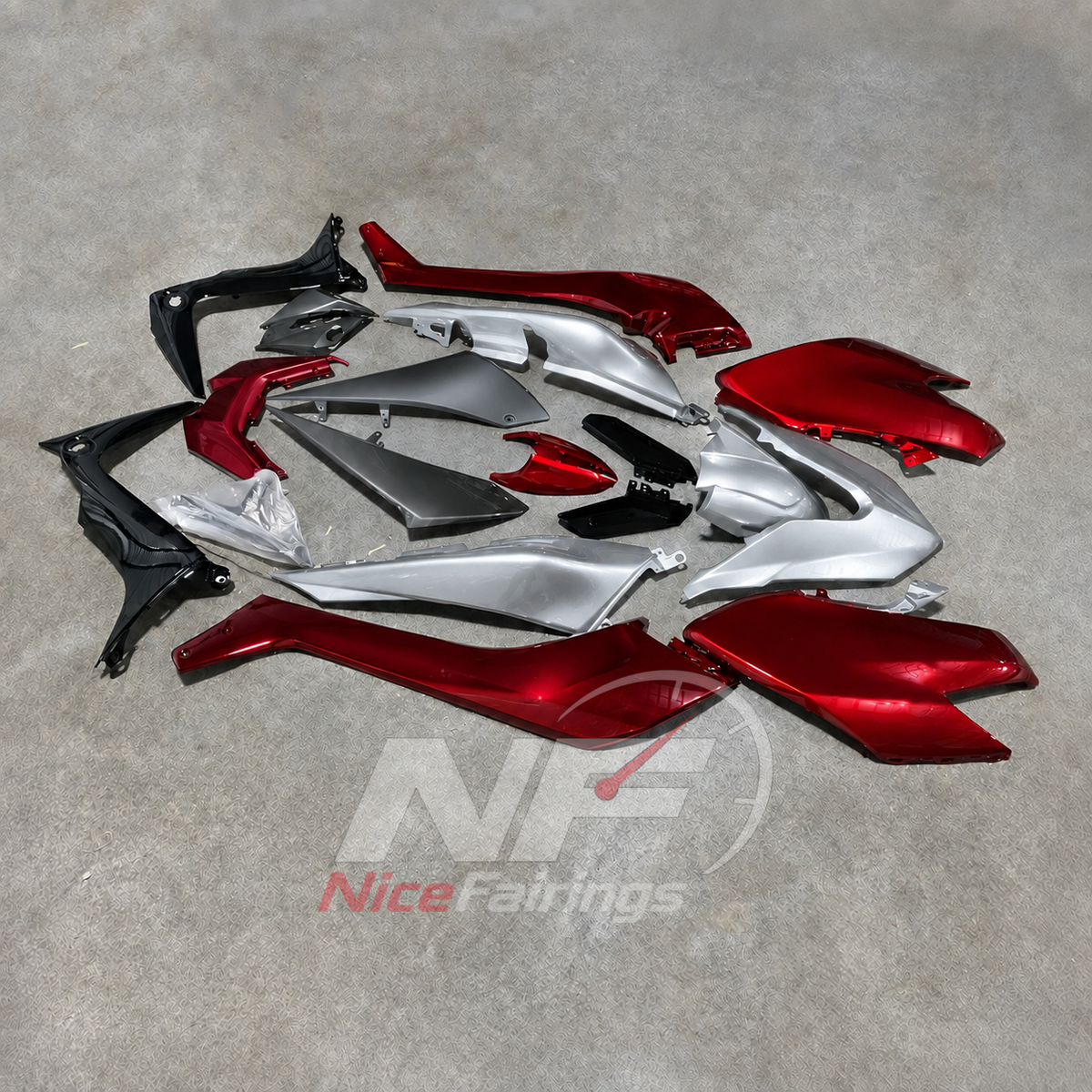 Race-Grade ABS Plastic Bodywork Kit Fits YAMAHA TMAX530 SJ14 2017-2019 | NiceFairings - front angle image