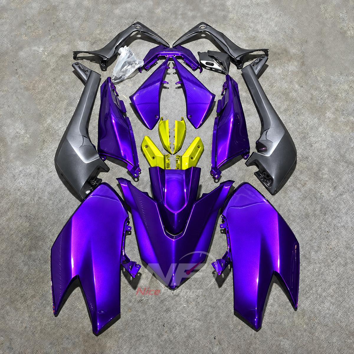 Purple Injection-Molded Bodywork Set Fits 2017-2019 YAMAHA TMAX530 SJ14 | NiceFairings - main product image