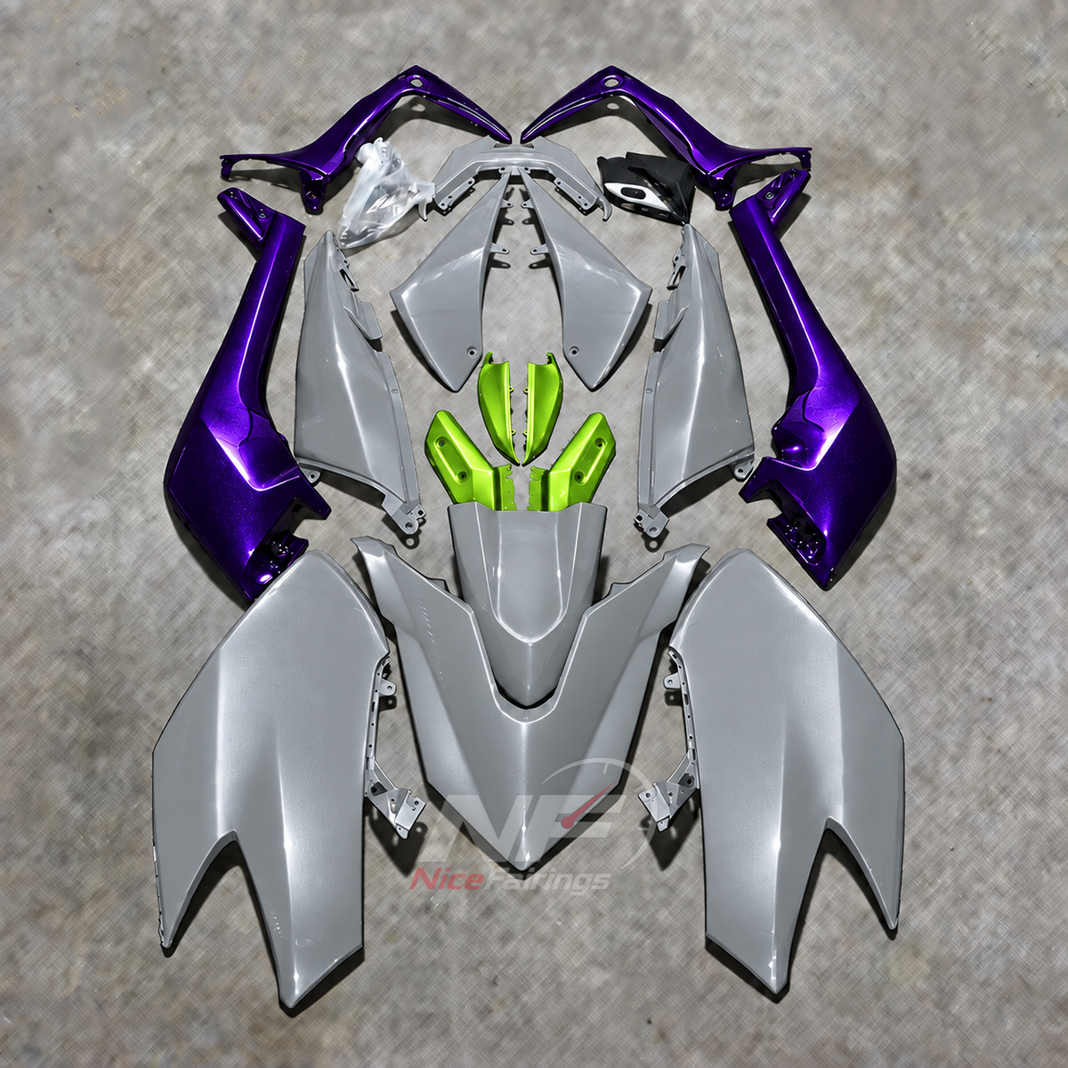 Painted Injection-Molded Fairing Set Fits YAMAHA TMAX530 SJ14 2017-2019 | NiceFairings - paint design NO.9 option image