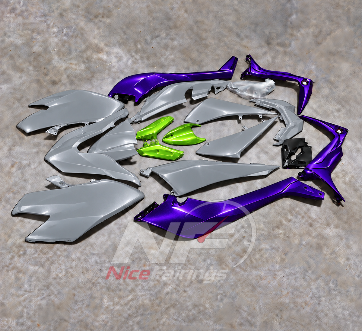 Premium Cowling Panel Set Fits YAMAHA TMAX530 SJ14 2017-2019 | NiceFairings - front angle image
