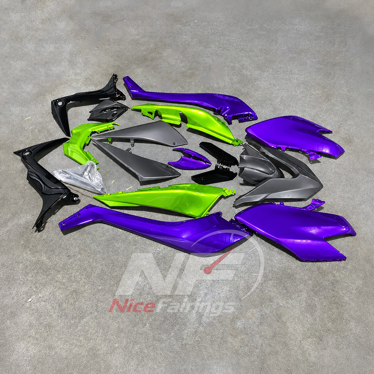 Injection-Molded Cowling Set Fits YAMAHA TMAX530 SJ14 2017-2019 | NiceFairings - front angle image