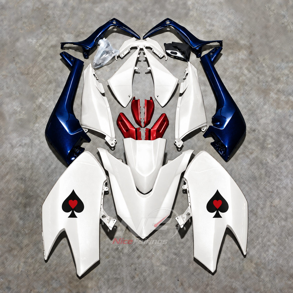 Painted Motorcycle Bodywork Kit Fits 2017-2019 YAMAHA TMAX530 SJ14 | NiceFairings - paint design NO.5 option image