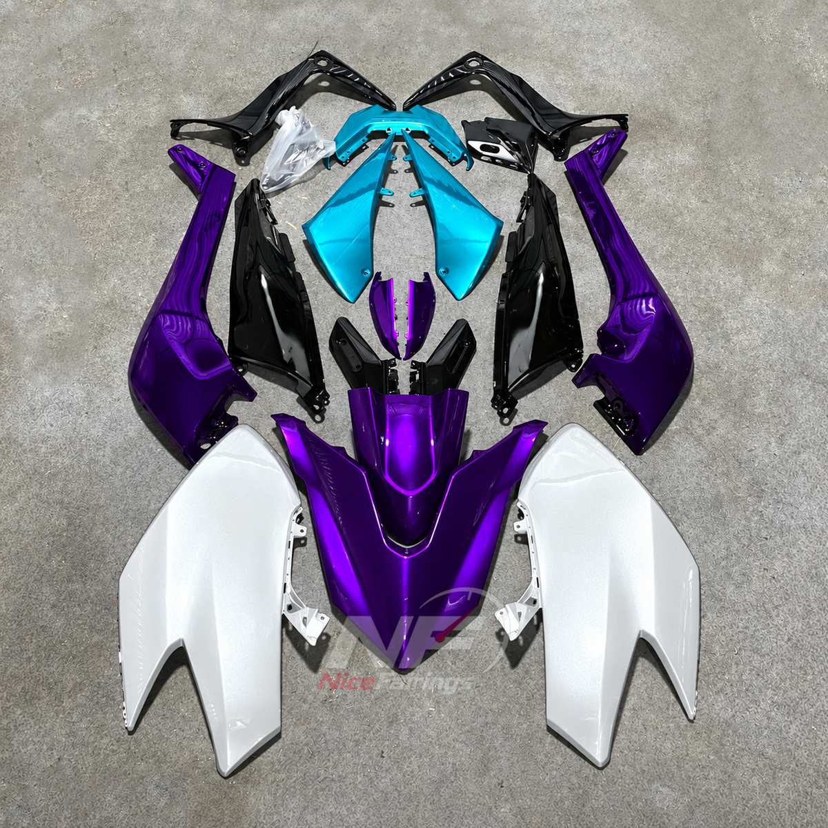 Injection-Molded Cowling Set Fits YAMAHA TMAX530 SJ14 2017-2019 | NiceFairings - paint design NO.5 option image