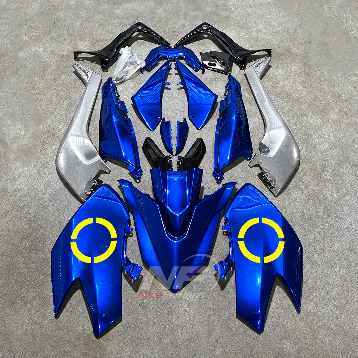 Replacement Purple ABS Plastic Fairing Kit Fits YAMAHA TMAX530 SJ14 2017-2019 | NiceFairings - paint design NO.8 option image