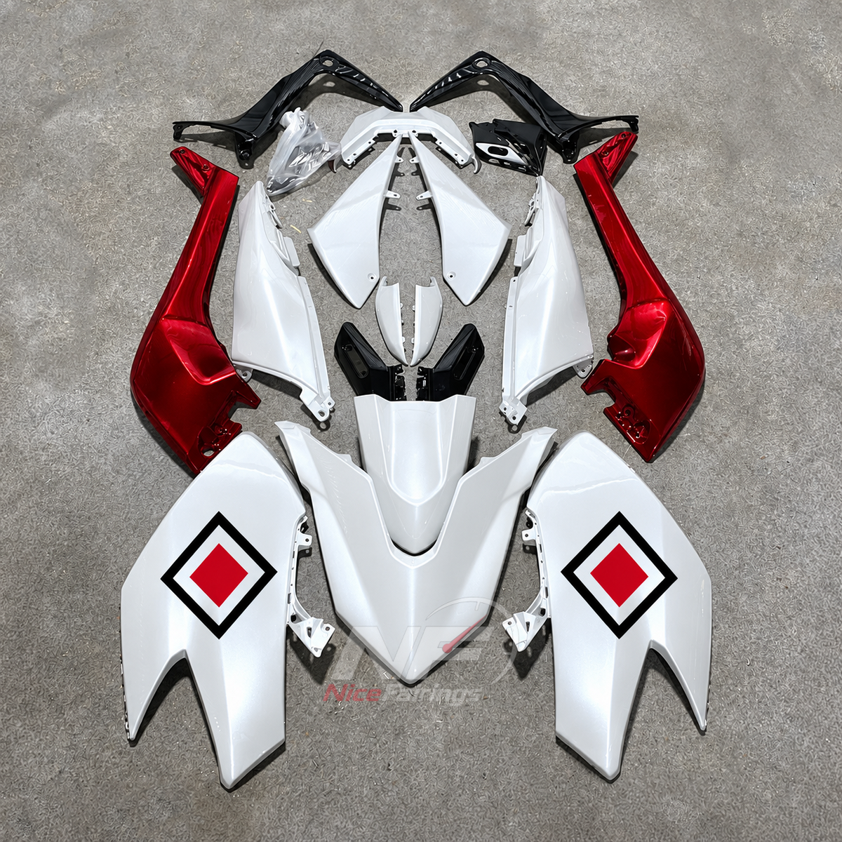 Burgundy ABS Plastic Bodywork Kit Fits YAMAHA TMAX530 SJ14 2017-2019 | NiceFairings - paint design NO.5 option image
