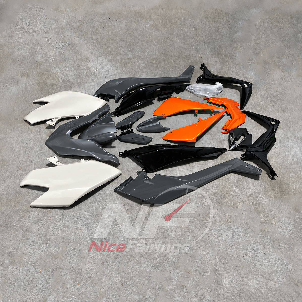 Aftermarket ABS Body Panel Kit Fits 2017-2019 YAMAHA TMAX530 SJ14 | NiceFairings - front angle image