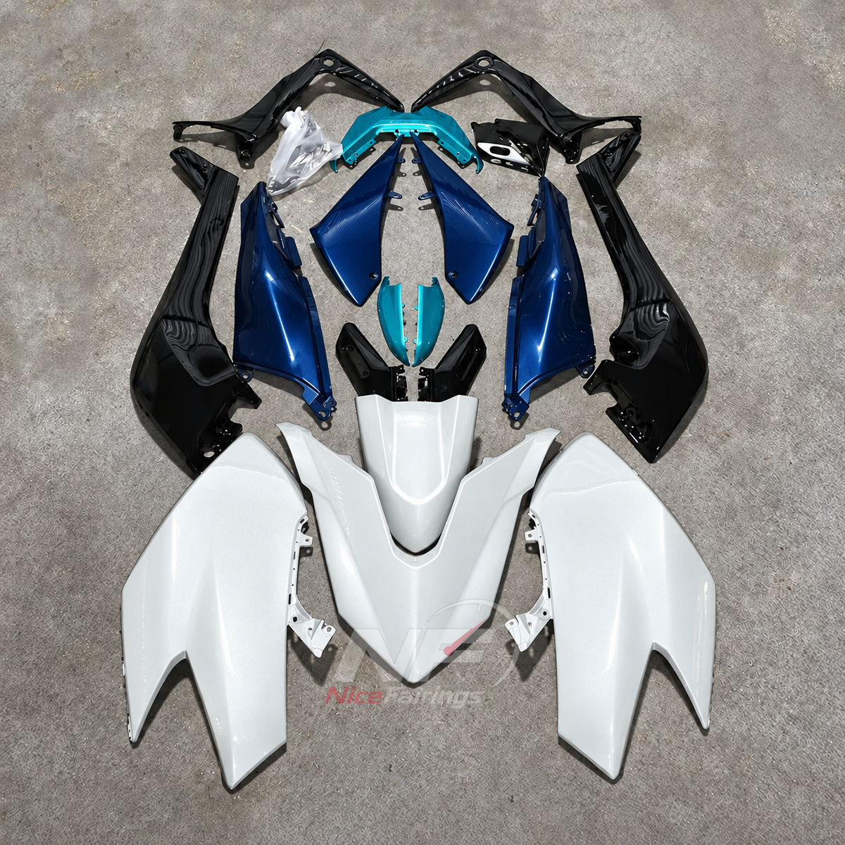 Painted Gold Cowling Panel Set Fits YAMAHA TMAX530 SJ14 2017-2019 | NiceFairings - paint design NO.4 option image