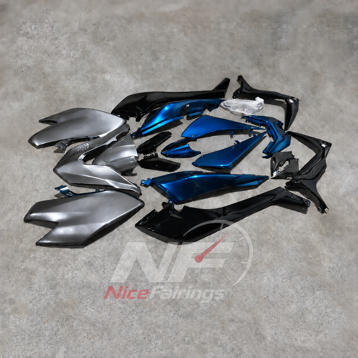 Custom-Painted Motorcycle Fairing Kit Fits YAMAHA TMAX530 SJ14 2017-2019 | NiceFairings - side angle image