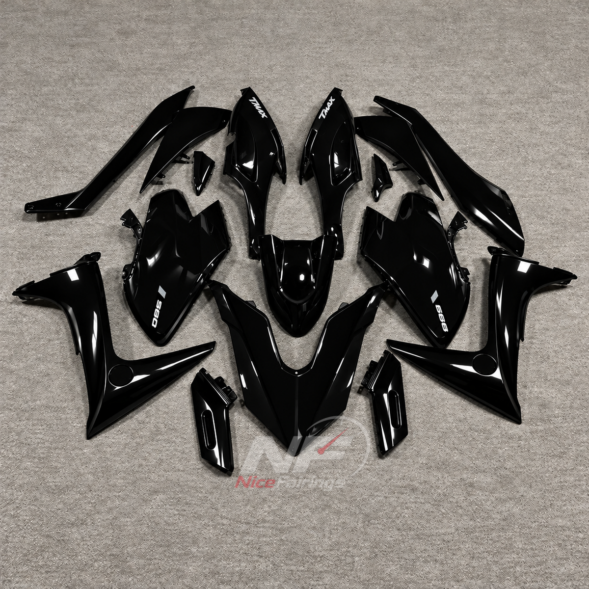 YAMAHA TMAX560 2020-2021 - Black Reflective Finish - paint design NO.9 option image