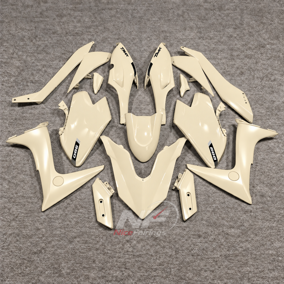 Fairing Kit Fits 2020-2021 YAMAHA TMAX560 - Cream ABS Bodywork | NiceFairings - main product image